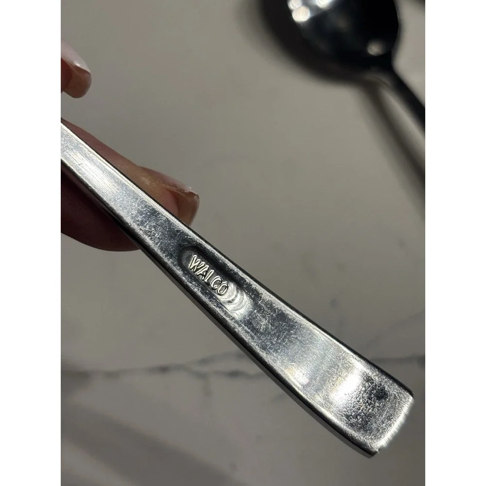 Walco Stainless Steel Modernaire Teaspoons 6 1/8 Inches Set of Four